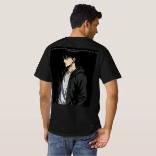 Camiseta "Escrito em cicatrizes"Nível além dos limites"Stan
