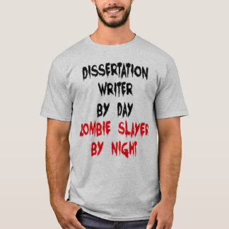 Camiseta Escritor de Dissertação da Zombie Slayer