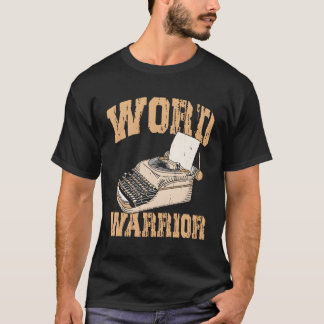 Camiseta Escritor de Escritor de Escritor do Word Warrior d