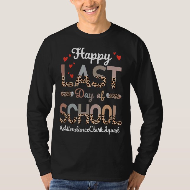 Camiseta Escritor de Presença Feliz No Dia Passado da Escol (Frente)