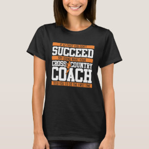 Camiseta Escritor de treinadores da Cross Country para home