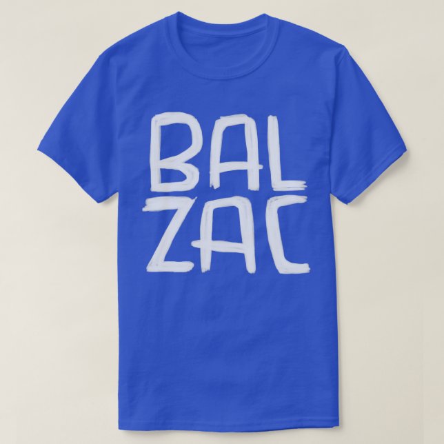 Camiseta Escritor Francês Honore de Balzac 1 (Frente do Design)