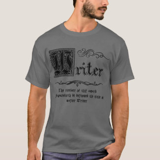 Camiseta Escritor Mestre Medieval