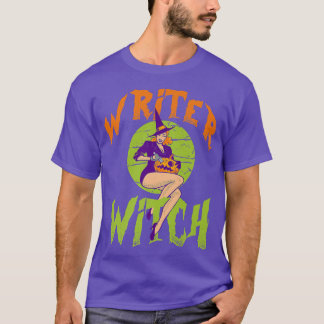 Camiseta Escritor Witch - Escritor engraçado Halloween