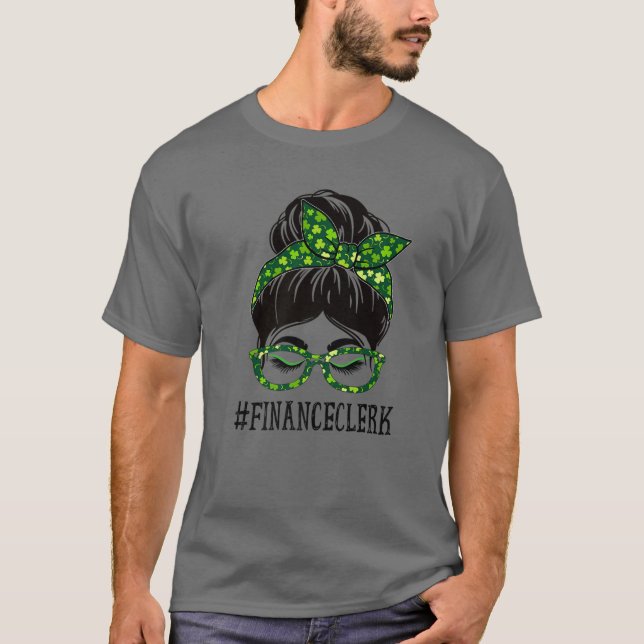 Camiseta Escritora de Finanças Mulheres Mensageiras Dia de  (Frente)