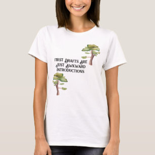 Camiseta Escritora Feminina - Primeiros Rascunhos