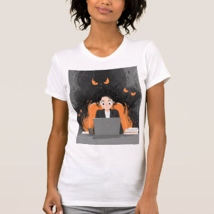 Camiseta “Escritório Assombrado – Quando o Trabalho Parece 