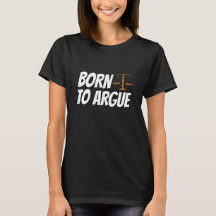 Camiseta Escritório de Advocacia Advogado Nascido Para Argu