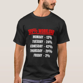 Camiseta Escritório de Efetividade de Carga de Trabalho 100