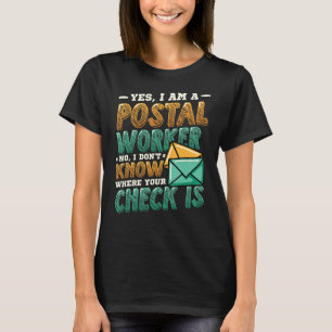 Camiseta Escritório de Posto de Trabalhadores Postais