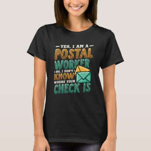 Camiseta Escritório de Posto de Trabalhadores Postais