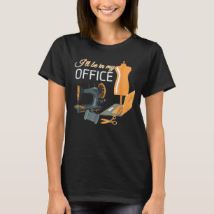 Camiseta Escritório De Seagem De Corte