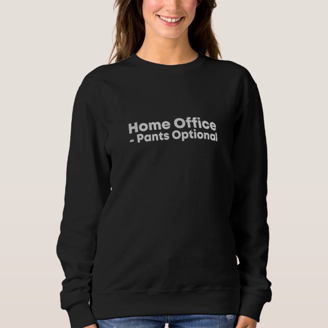 Camiseta Escritório Doméstico Prepara Trabalho Opcional De  (Frente)