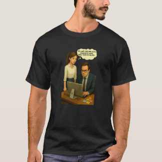 Camiseta Escritório Engraçado da Mulher Humor u201C Apenas 