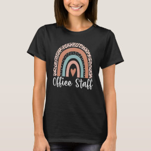 Camiseta Escritório Funcionarios Rainbow Leopard Admin Assi