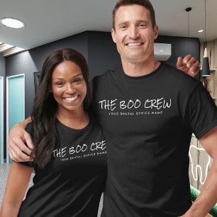 Camiseta Escritório moderno minimalista de halloween Boo Cr
