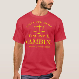 Camiseta Escritórios de Direito de Vincent L Gambini
