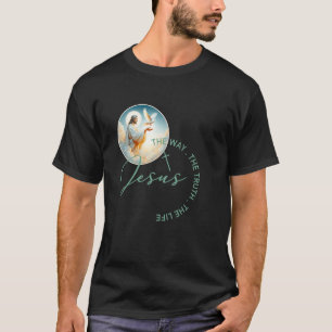 Camiseta Escritura Cristã De 2025 Jesus Como A Verdade T