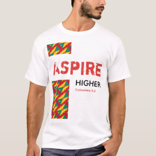Camiseta Escritura Cristã do MAIS ALTO ASPIRE de Granada