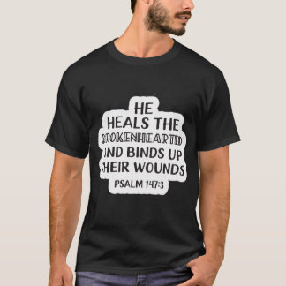 Camiseta Escritura do Dia Salmo 147:3