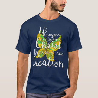 Camiseta Escritura Nova Borboleta de Criação