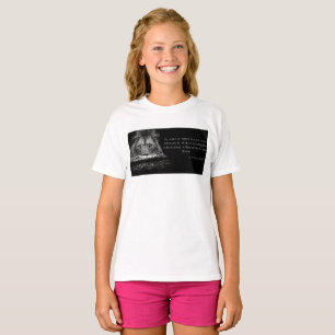 Camiseta Escritura Versa bíblia 1 Peter 5:8 KJV Girl's