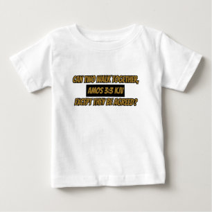 Camiseta Escritura Versa de Bíblia Amos 3:3 KJV