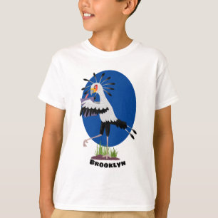 Camiseta Escrivado, secretário de pássaros escrevendo carto
