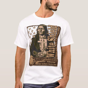 Camiseta "Escudo Branco" Guerreiro Americano