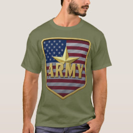 Camiseta Escudo da Bandeira do Exército