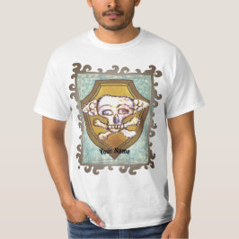Camiseta Escudo de Caveira Dem Bones