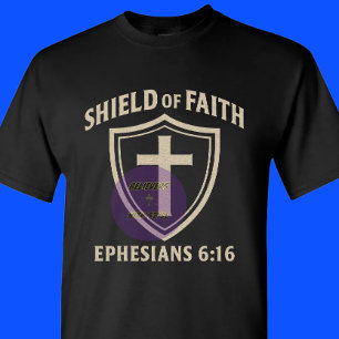 Camiseta Escudo de Fé - Cristão
