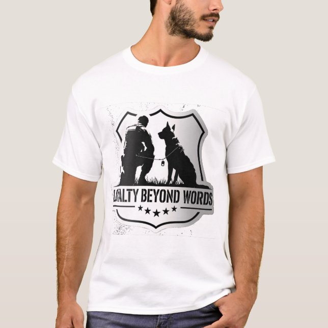 Camiseta Escudo de Lealdade Além das Palavras (Frente)