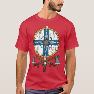 Camiseta Escudo de Viking Finlândia emblema da NATO