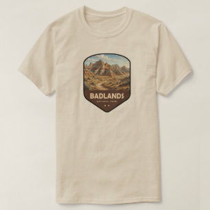 Camiseta Escudo do Parque Nacional Badlands