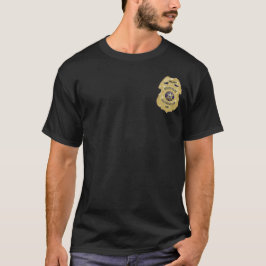 Camiseta Escudo Dourado do clube de Crachás da polícia de G