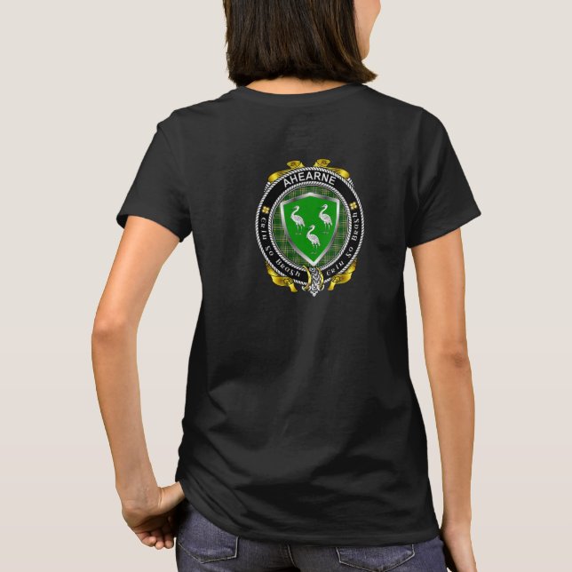 Camiseta Escudo irlandês das mulheres (Verso)