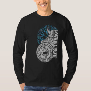 Camiseta Escudo Maiden Warrior Valhalla Norse Compass Vikin