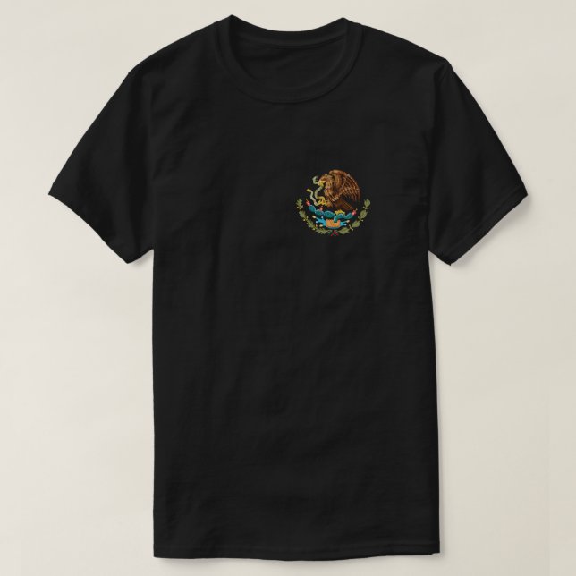 Camiseta Escudo Nacional De México (Frente do Design)