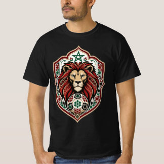 Camiseta Escudo Premium de Futebol do Leão do Atlas Marroqu