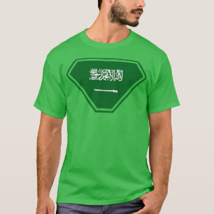 Camiseta Escudo SuperEmpoderado da Arábia Saudita