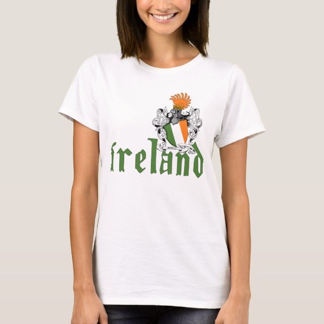 Camiseta Escudo W da Irlanda (Frente)