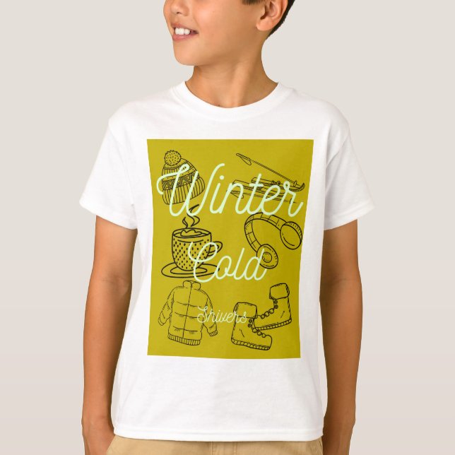 Camiseta Escudos frios de inverno (Frente)