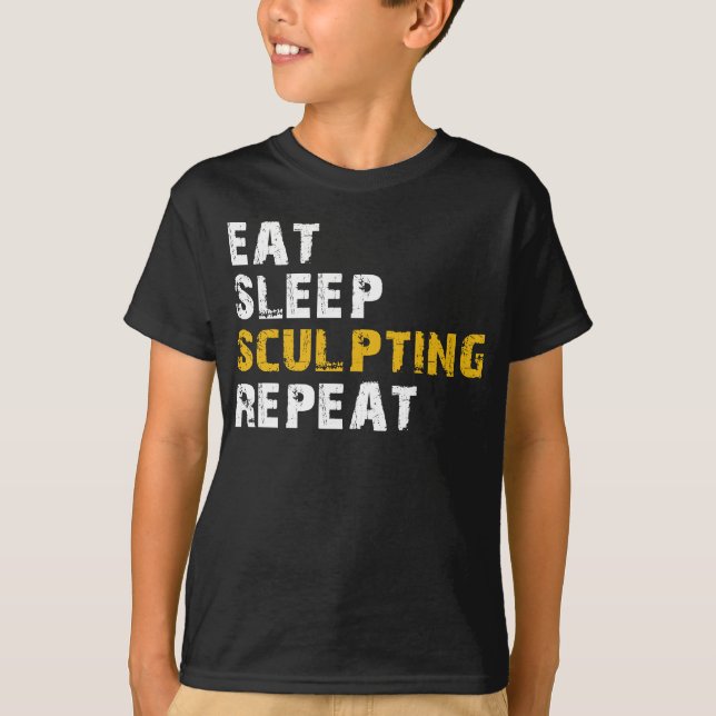 Camiseta esculpir o sono (Frente)