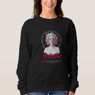 Camiseta Escultura de Medusa Grega Estética Triste Ousada R