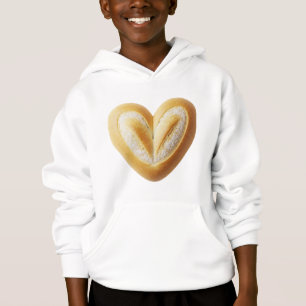 Camiseta Escultura de Pão de Coração Assado Artesanalmente