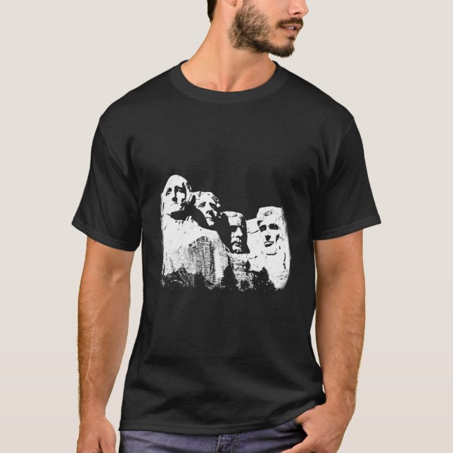 Camiseta Escultura do Monte Rushmore (Frente)
