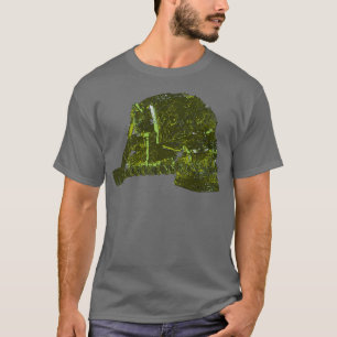 Camiseta Escultura verde