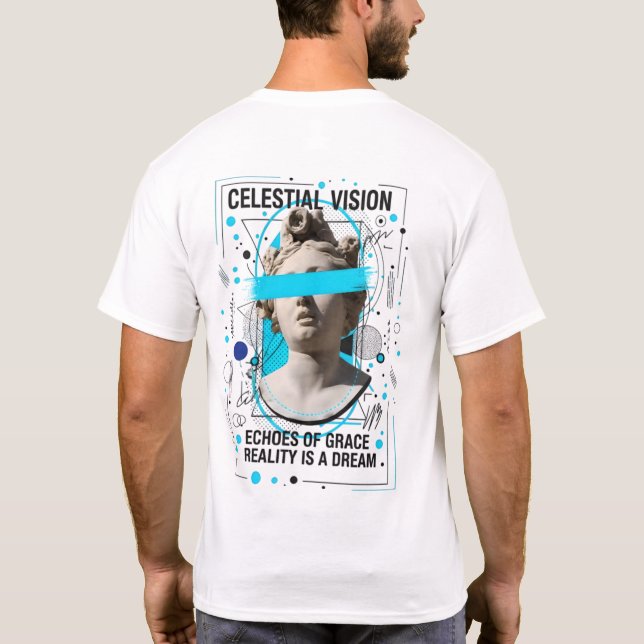 Camiseta Escultura Visão Celestial Premium (Verso)