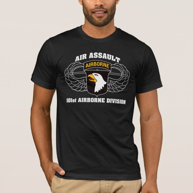 Camiseta escura da Divisão de Transportes Aéreos d (Frente)